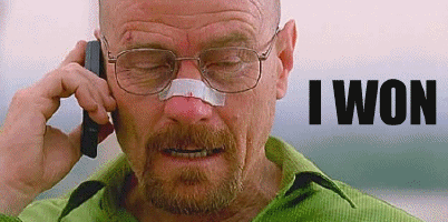 Sneaking Out Of The House And Not Getting Caught. GIF - Breaking Bad Walter White I Won GIFs