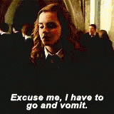 Hermione Vomit GIF - Hermione Vomit Excuse Me GIFs
