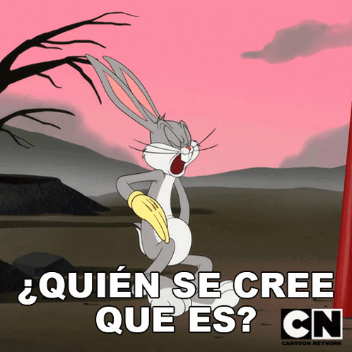 Quien Se Cree Que Es Bugs Bunny GIF - Quien Se Cree Que Es Bugs Bunny Looney Tunes GIFs