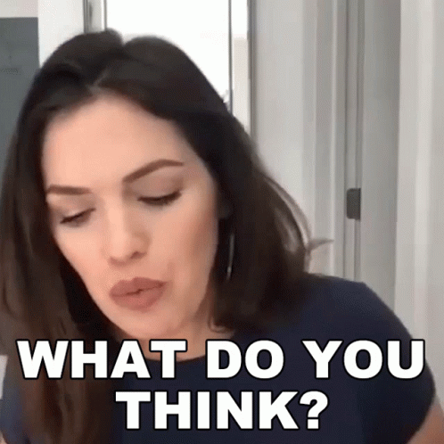 What Do You Think Sharzad Kiadeh GIF - What Do You Think Sharzad Kiadeh Whats Your Opinion GIFs