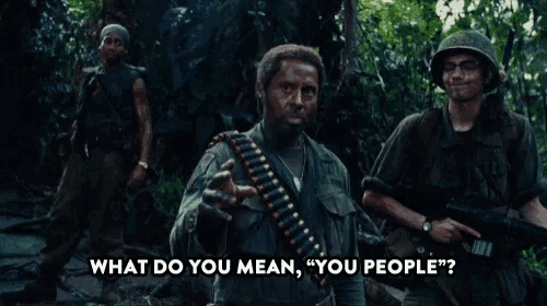 a man with a gun says " what do you mean "