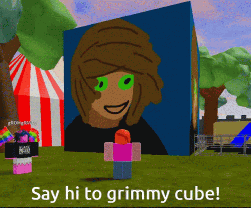 Grimmyland Grimmy Cube GIF - Grimmyland Grimmy Cube Roblox GIFs