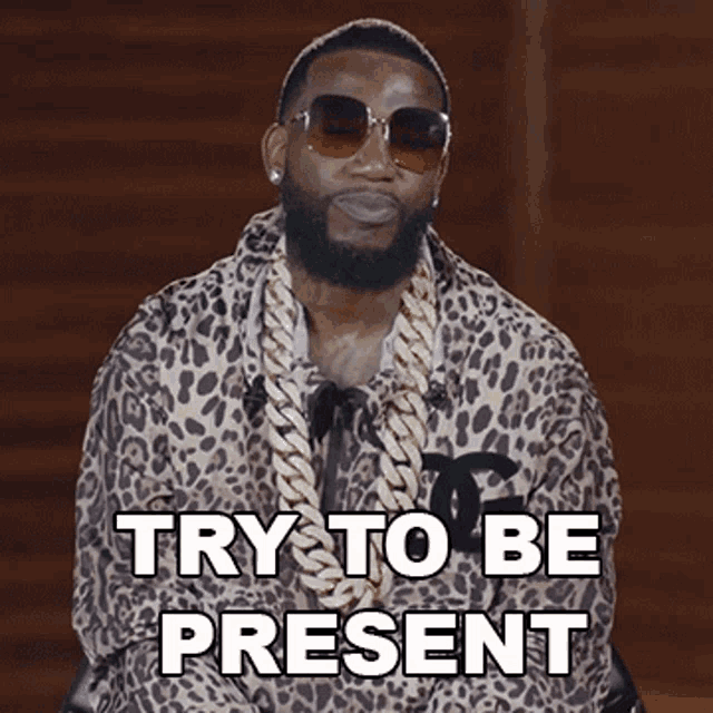 Try To Be Present Gucci Mane GIF - Try To Be Present Gucci Mane Be In The Moment GIFs