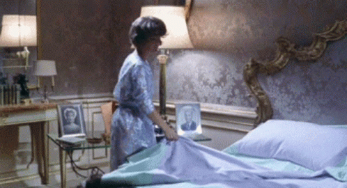 Woman Bed GIF