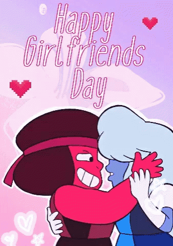 Happy Girlfriends Day National Girlfriends Day GIF - Happy Girlfriends Day National Girlfriends Day Steven Universe GIFs