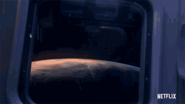 a netflix ad shows a view of the earth from outer space