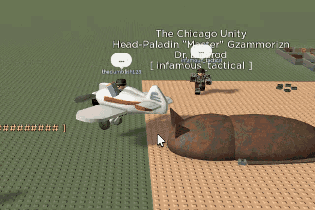 a screenshot of a video game that says the chicago unity on it