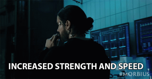 Increased Strength And Speed Warning GIF - Increased Strength And Speed Warning Giving Sign GIFs