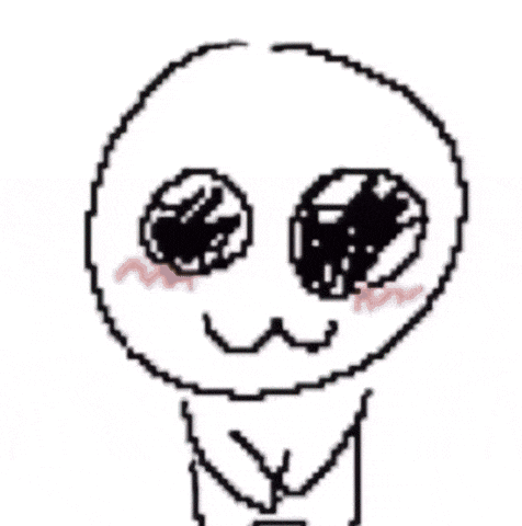 a pixel art drawing of a man in a cowboy hat