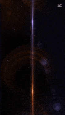 a picture of a purple and orange galaxy with the caption capcut