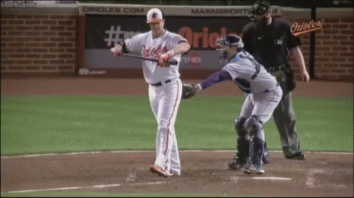 Chris Davis Baltimore Orioles GIF - Chris Davis Baltimore Orioles Break Bat GIFs