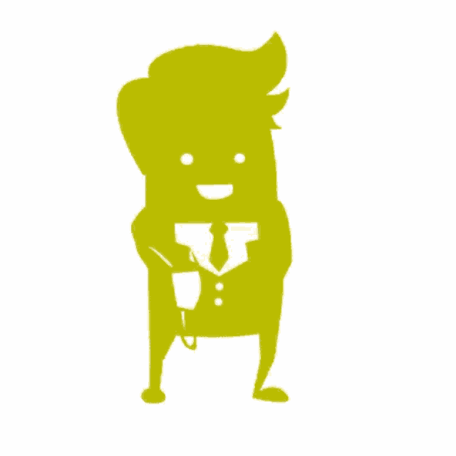 a green cartoon character wearing a mask and tie