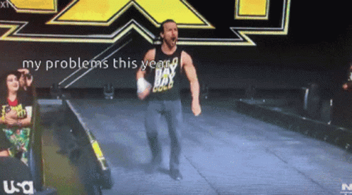 Wrestling My Problems This Year GIF - Wrestling My Problems This Year Push GIFs