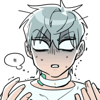 a drawing of a boy with a speech bubble that says ' i 'm sorry '