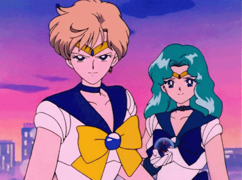 Sailor Uranus Sailor Neptune GIF - Sailor Uranus Sailor Neptune GIFs