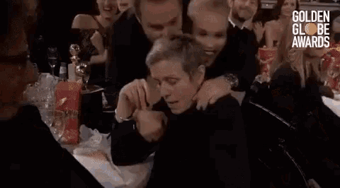 Golden Globes Getting Up GIF - Golden Globes Getting Up GIFs