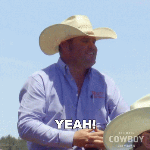 Yeah Ethan Treadwell GIF - Yeah Ethan Treadwell Ultimate Cowboy Showdown GIFs