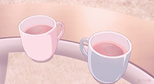 Cup Coffee GIF - Cup Coffee Anime GIFs