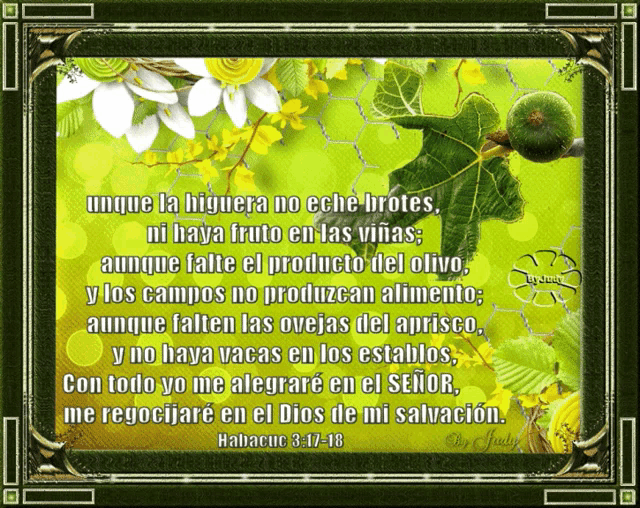 a picture with a bible verse from habacuc