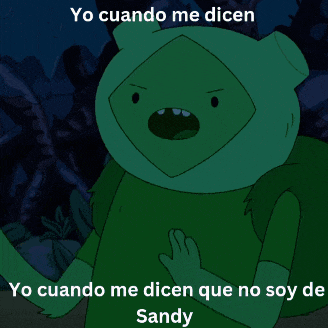 a cartoon character says yo cuando me dicen