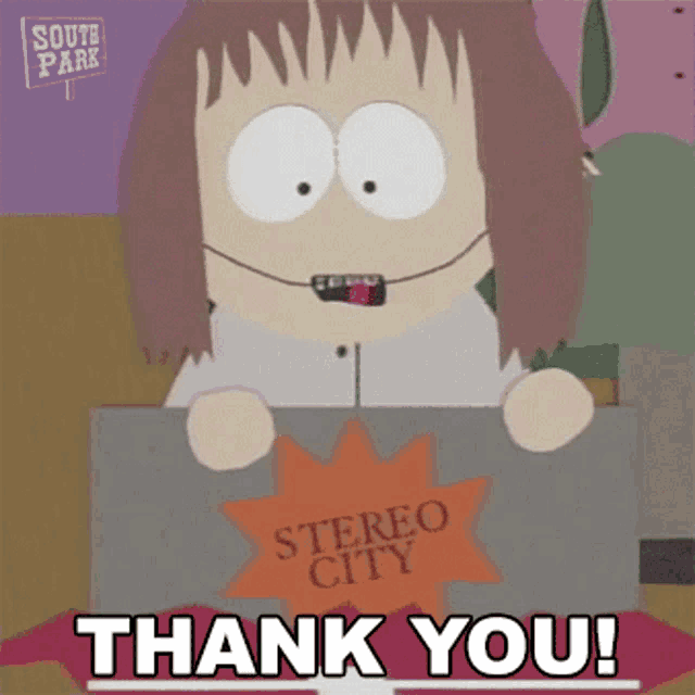 Thank You Shelly Marsh GIF - Thank You Shelly Marsh South Park GIFs