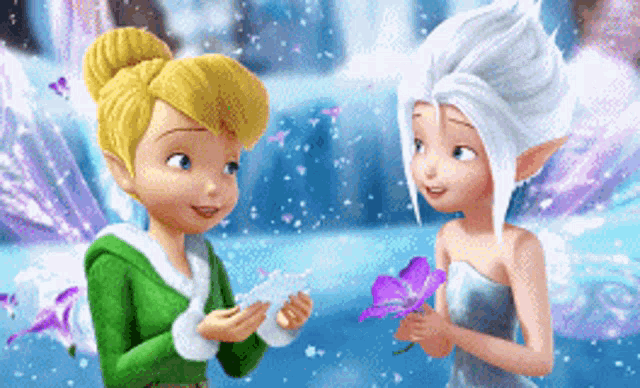 Periwinkle Tinker Bell GIF - Periwinkle Tinker Bell Flowers GIFs