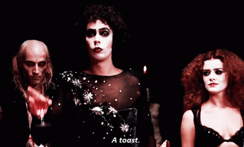 A Toast Rocky Horror Picture Show GIF - A Toast Rocky Horror Picture Show GIFs