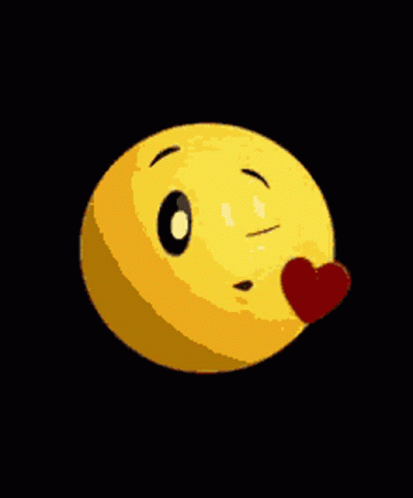 Emoji Blow Kiss GIF
