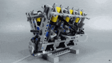Lego V6 GIF - Lego V6 Looping GIFs