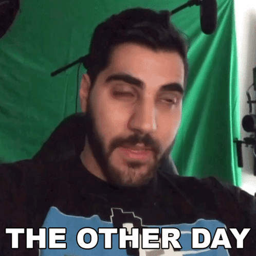 The Other Day Rudy Ayoub GIF - The Other Day Rudy Ayoub Not Today GIFs