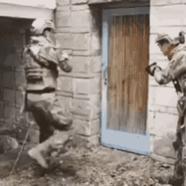 Soldier Door GIF