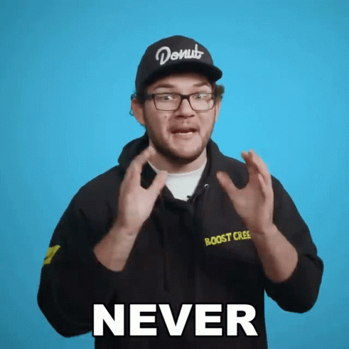 Never Nolan Sykes GIF - Never Nolan Sykes Donut Media GIFs