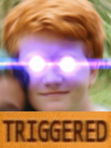 Ginger Triggered GIF