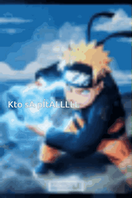 a blurry picture of a cartoon character with the words kto sa pitalll written below it