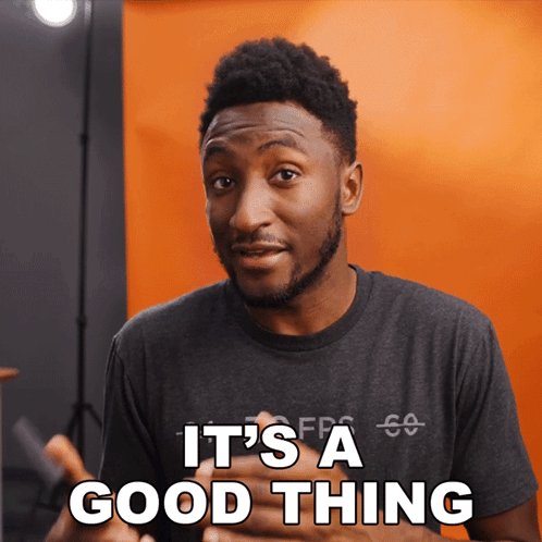 Its A Good Thing Marques Brownlee GIF - Its A Good Thing Marques Brownlee Its A Benefit GIFs