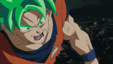 Green Goku GIF - Green Goku Super Saiyan Green GIFs