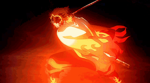 Rengoku About To Attack GIF - Rengoku About To Attack Demon Slayer GIFs