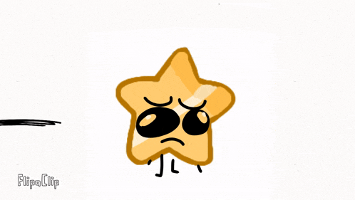a cartoon drawing of a star with sunglasses and the word flipa clip below it