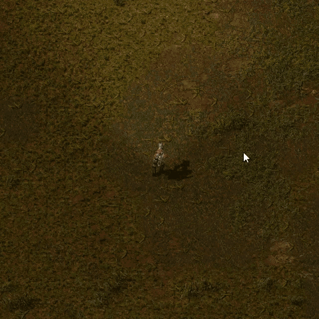 a computer screen shows a person standing in a field