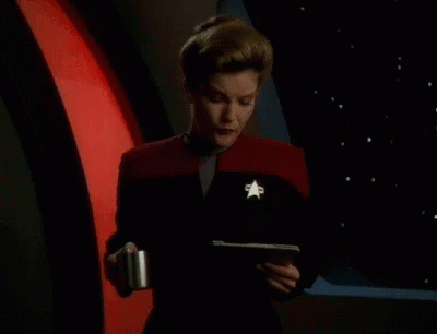 Janeway Star Trek GIF - Janeway Star Trek Whats This GIFs