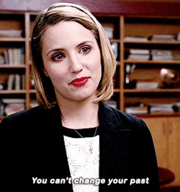 Glee Quinn Fabray GIF - Glee Quinn Fabray You Cant Change Your Past GIFs