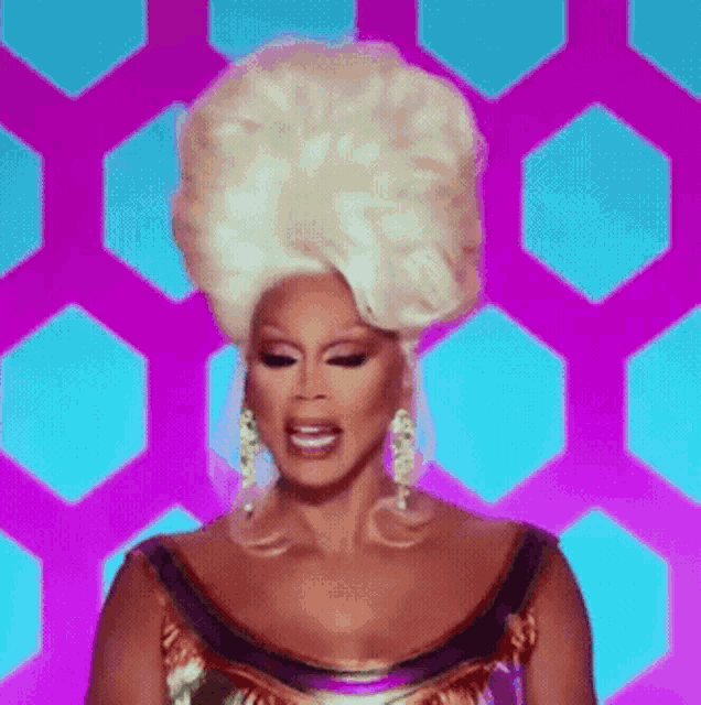 Rupaul Tongue Out GIF