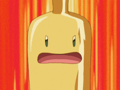 a cartoon character with a shocked expression on his face
