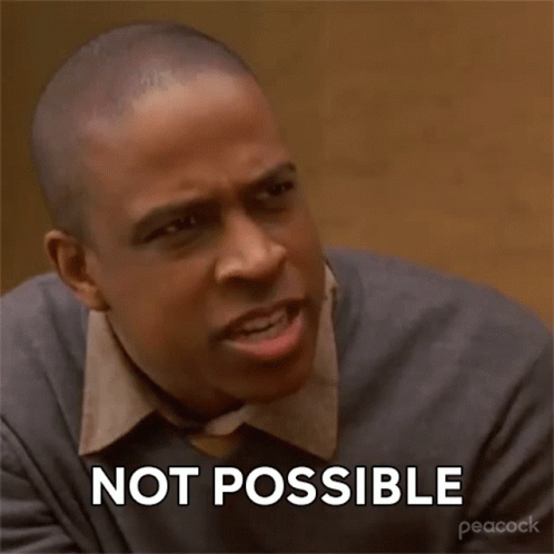Not Possible Toofer GIF - Not Possible Toofer 30rock GIFs