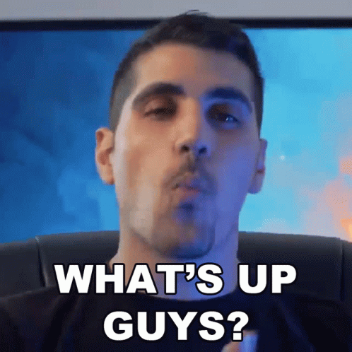 Whats Up Guys Rudy Ayoub GIF - Whats Up Guys Rudy Ayoub How Are Doing GIFs