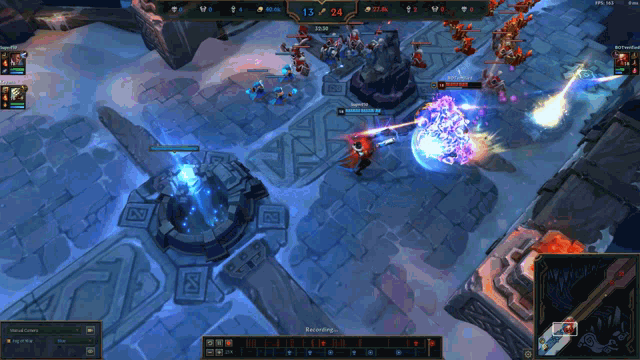 a screenshot of a video game with the numbers 13 and 24