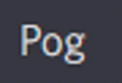 Pog Text GIF - Pog Text Art GIFs