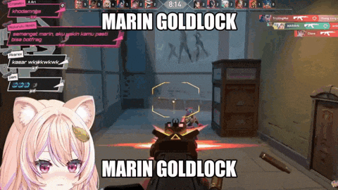 a screenshot of a video game with the words marin goldlock on the bottom