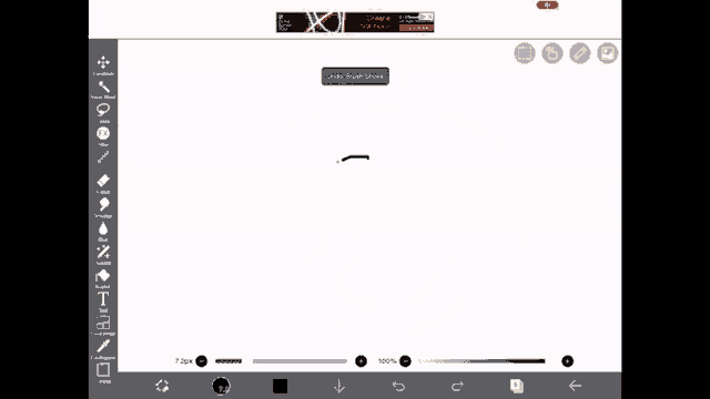 a drawing of a dog and two stuffed dogs on a screen