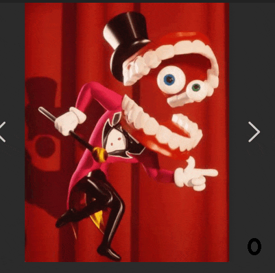 a cartoon drawing of a man with a top hat and big teeth